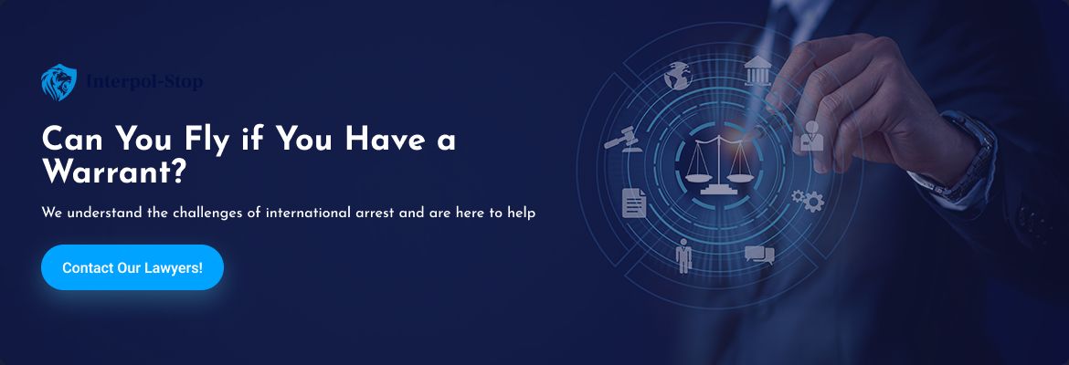 can you fly with warrant?